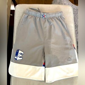 Adidas NBA AllStar East gray basketball shorts